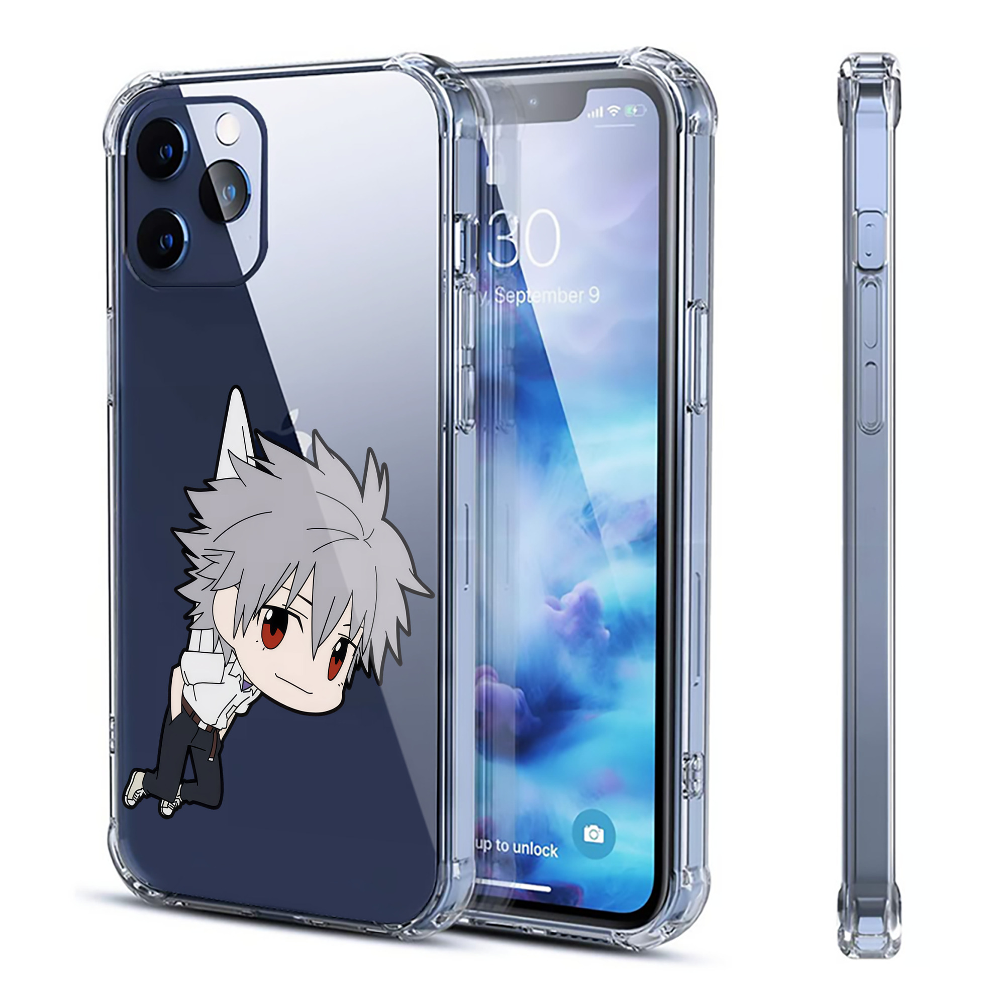 （画像用） EVA 新世紀エヴァンゲリオン 【iPhone 12シリーズ対応】透明スマホケース（クリアソフトケース）